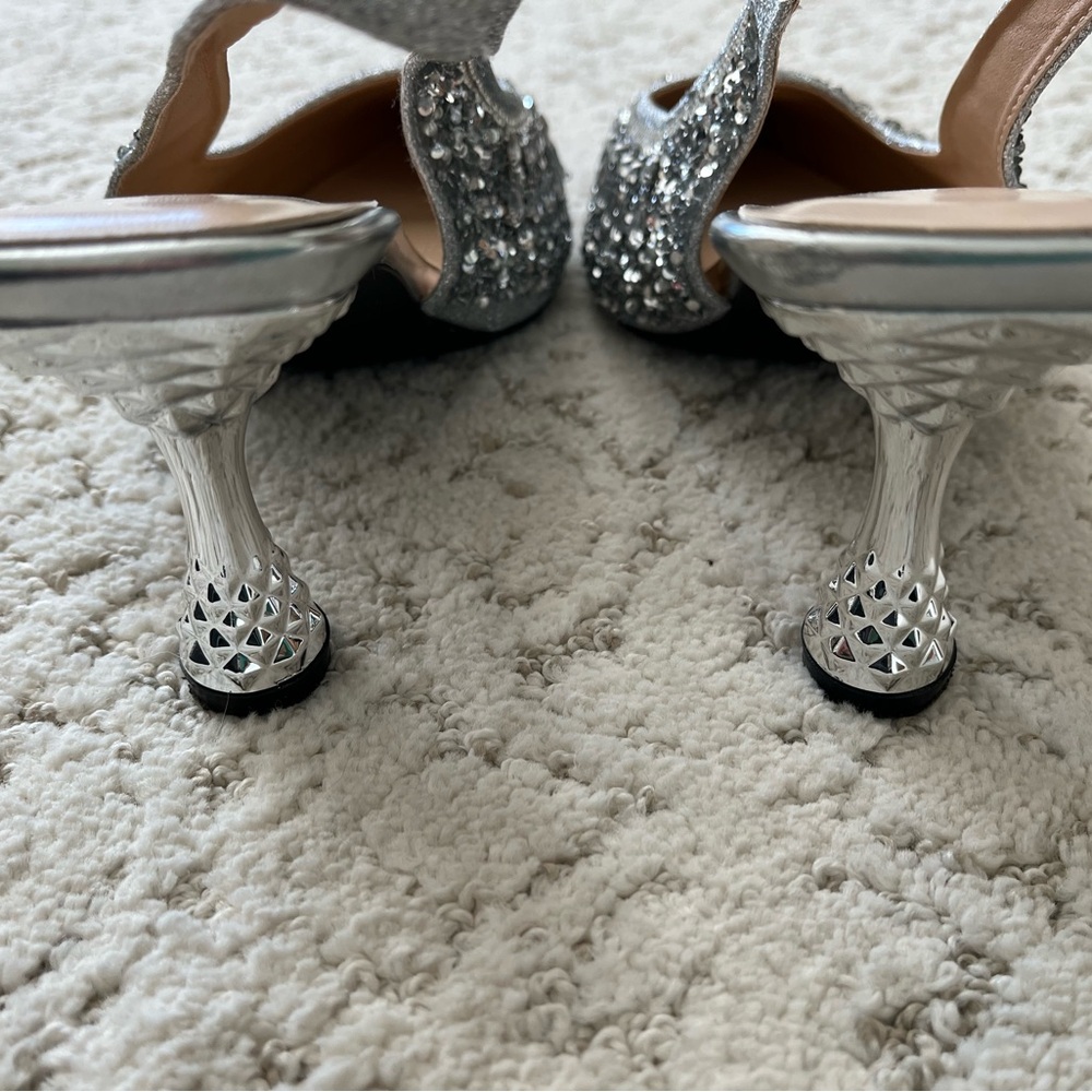Rhinestone heels size 12 like new - Picture 5 of 5
